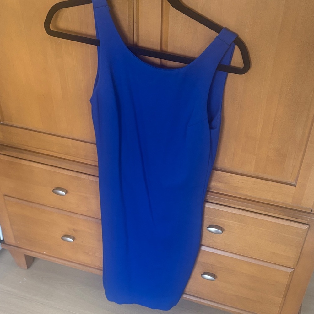 Open back sheath dress